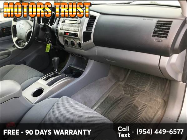 2010 Toyota Tacoma 4WD DoubleCab V6 Auto 90 Days Car Warranty for sale in Miami, FL – photo 12