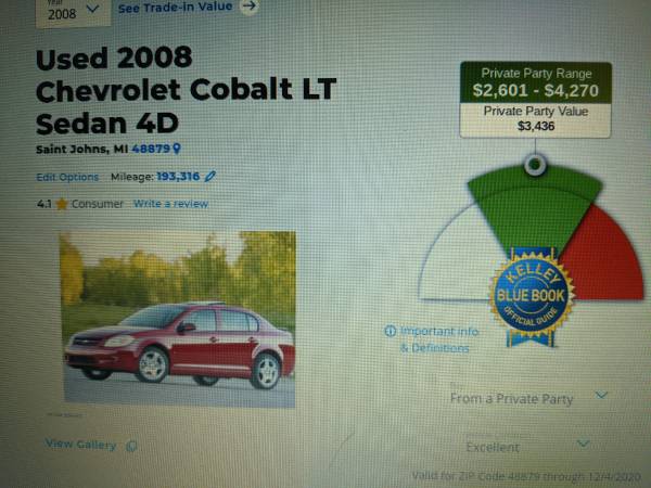2008 Chevrolet Cobalt LT - cars & trucks - by owner - vehicle... for sale in Saint Johns, MI – photo 15