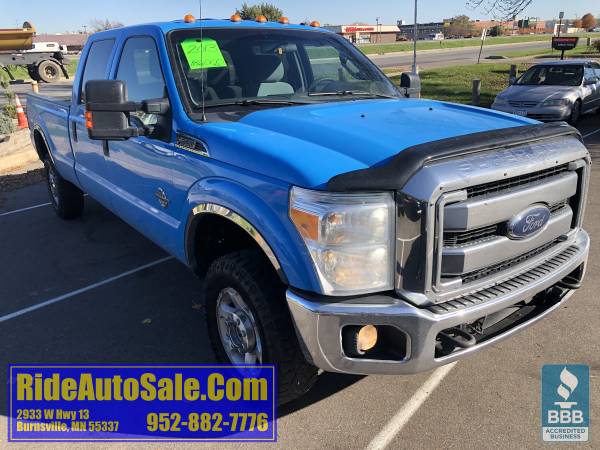 2013 Ford F350 F-350 XLT Crew cab FX4 4x4 TURBO DIESEL nice FINANCING! for sale in Minneapolis, MN – photo 3
