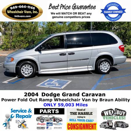 2004 Dodge Grand Caravan Power Ramp Side Loading Wheelchair Van for sale in Laguna Hills, CA – photo 6