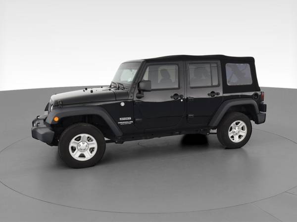 2017 Jeep Wrangler Unlimited Sport SUV 4D suv Black - FINANCE ONLINE... for sale in reading, PA – photo 4