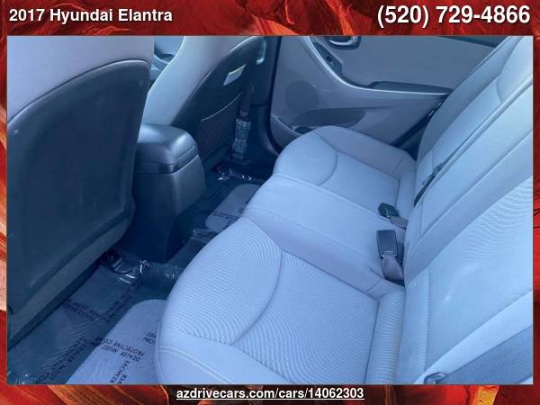 2017 Hyundai Elantra Value Edition 4dr Sedan ARIZONA DRIVE FREE for sale in Tucson, AZ – photo 9