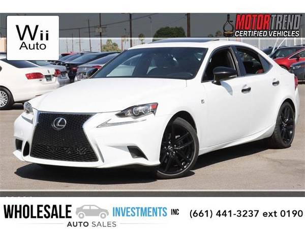 2015 Lexus IS sedan 250 Crafted Line (Ultra White) for sale in Van Nuys, CA – photo 2