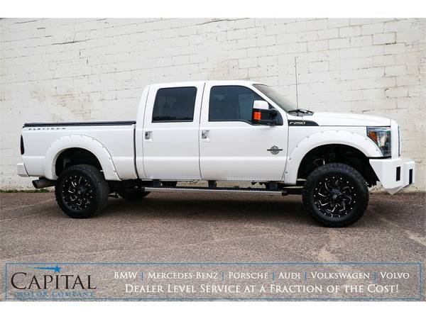 Lifted w/Air Suspension, Tuned/Deleted! 2016 Ford F-250 Platinum for sale in Eau Claire, IA – photo 9
