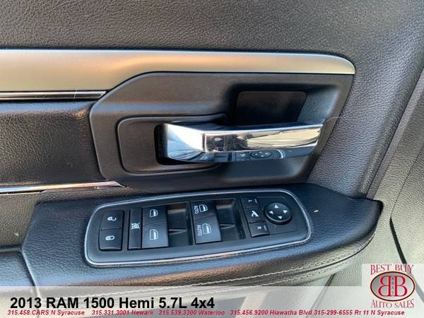 2013 DODGE RAM 1500 HEMI 5.7L 4X4! FULLY LOADED! FINANCING!!! APPLY!!! for sale in N SYRACUSE, NY – photo 14