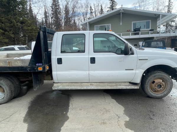 2006 f350 super duty powerstroke diesel flatbed dually crew cab for sale in Fairbanks, AK – photo 7