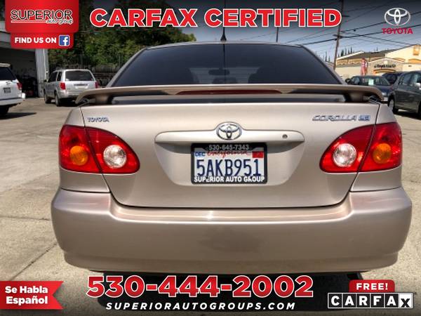 2003 Toyota Corolla CE - - by dealer - vehicle for sale in Yuba City, CA – photo 8