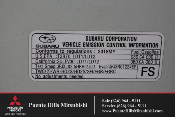 2018 Subaru Forester Premium suv Crystal White Pearl for sale in City of Industry, CA – photo 23
