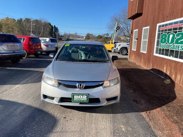 2009 Honda Civic Sdn 4dr Auto DX-VP - - by dealer for sale in Milton, VT – photo 3