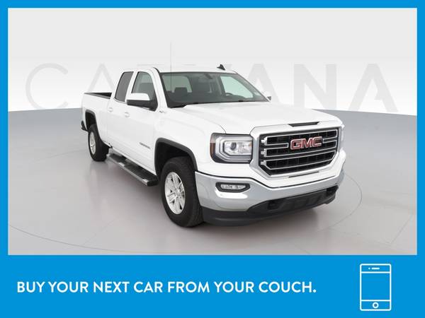 2018 GMC Sierra 1500 Double Cab SLE Pickup 4D 6 1/2 ft pickup White for sale in Knoxville, TN – photo 12
