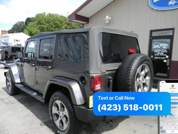 2018 Jeep Wrangler JK Unlimited Sahara 4WD - EZ FINANCING AVAILABLE! for sale in Piney Flats, TN – photo 8
