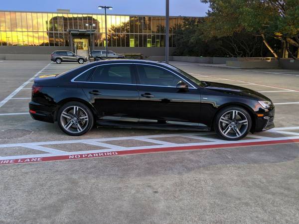 2018 Audi A4 Premium Plus Black on Black 2.0T Quattro Manual - cars... for sale in Addison, TX – photo 4