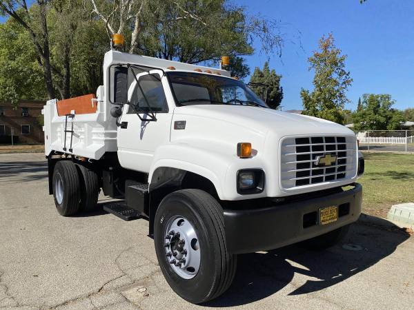 2001 Chevrolet Chevy C7500 GAS Gravel Dump Truck -WE FINANCE AND... for sale in Los Angeles, CA – photo 2