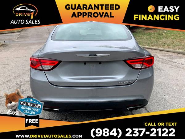 2015 Chrysler 200 SSedan PRICED TO SELL! - - by dealer for sale in Wake Forest, NC – photo 8