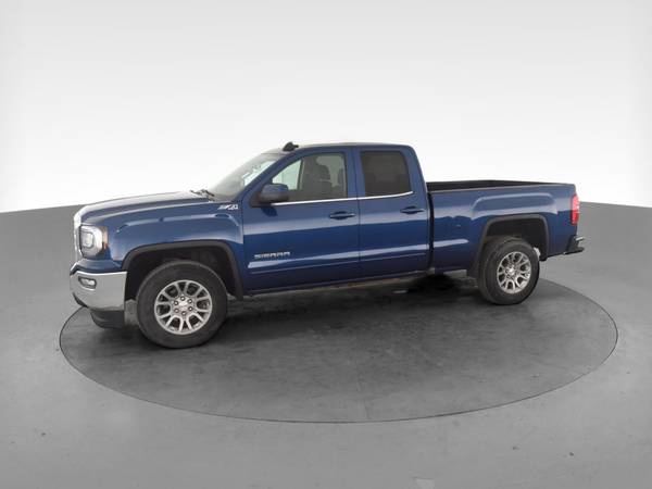 2017 GMC Sierra 1500 Double Cab SLE Pickup 4D 6 1/2 ft pickup Blue -... for sale in Albuquerque, NM – photo 4