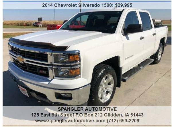 2014 CHEVY SILVERADO LT*39K MILES*HEATED SEATS*REMOTE START*MUST SEE!! for sale in Glidden, IA