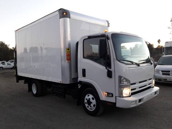 2013 ISUZU NPR BOX TRUCK WITH LIFTGATE TURBO DIESEL LOW MILES 86931... for sale in San Jose, NV – photo 4