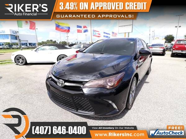 $145/mo - 2015 Toyota Camry SE - 100 Approved! - cars & trucks - by... for sale in Kissimmee, FL – photo 4