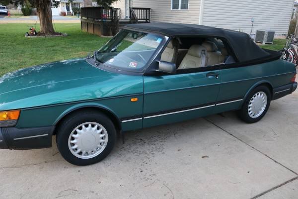1994 Saab 900 S Turbo Convertible - cars & trucks - by owner -... for sale in Fredericksburg, VA – photo 3