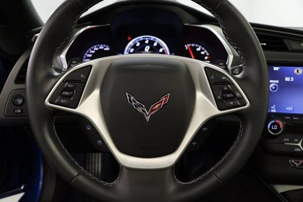 LEATHER! MANUAL! 2014 Chevy CORVETTE STINGRAY Z51 1LT Coupe Blue for sale in clinton, OK – photo 6