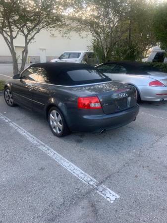 2005 Audi A4 Convertible Only 72k Miles - - by for sale in Boca Raton, FL – photo 3