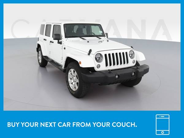 2016 Jeep Wrangler Unlimited Sahara Sport Utility 4D suv White for sale in Albany, NY – photo 12