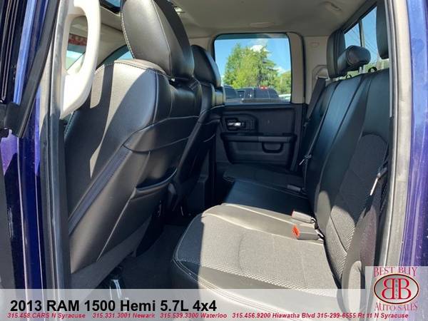 2013 DODGE RAM 1500 HEMI 5.7L 4X4! FULLY LOADED! FINANCING!!! APPLY!!! for sale in N SYRACUSE, NY – photo 11
