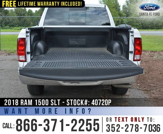 *** 2018 Ram 1500 SLT 4WD *** Backup Camera - Cruise - SiriusXM -... for sale in Alachua, GA – photo 16