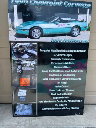 1990 Corvette Indy Convertible for sale in Lithia, FL – photo 20