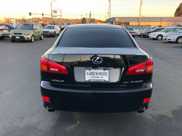 2006 Lexus IS 250 4dr AWD V6 Auto 100,000 Miles Leather Moon Loaded... for sale in Longview, OR – photo 6
