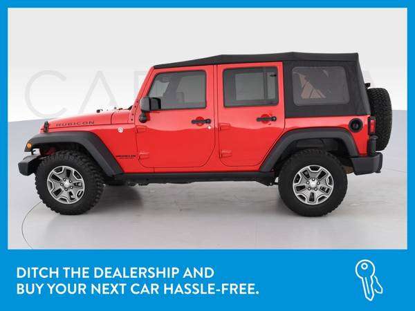 2017 Jeep Wrangler Unlimited Rubicon Sport Utility 4D suv Red for sale in Mansfield, OH – photo 4