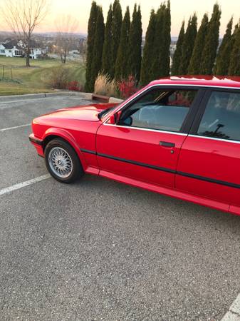 1990 Bmw 325ix 5-speed manual sedan red e30 - cars & trucks - by... for sale in Oregon, WI – photo 12