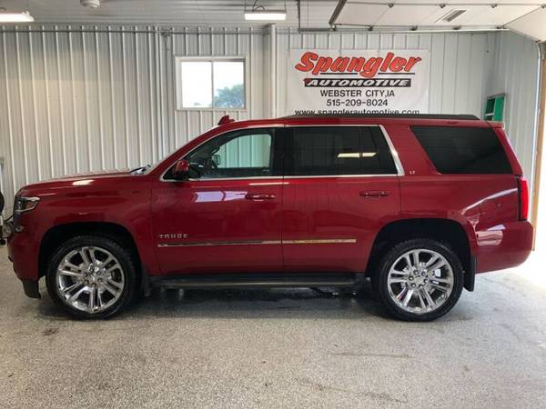 2015 CHEVY TAHOE 2LT*HEATED LEATHER*95K*MOONROOF*DVD*BACKUP CAM*SWEET! for sale in Webster City, IA – photo 2