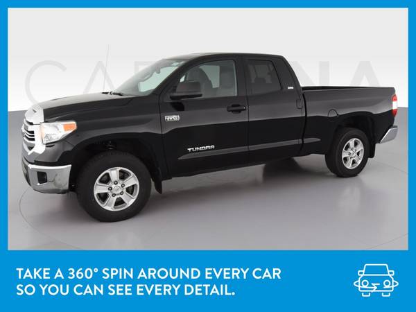 2017 Toyota Tundra Double Cab SR5 Pickup 4D 6 1/2 ft pickup Black for sale in Fort Myers, FL – photo 3