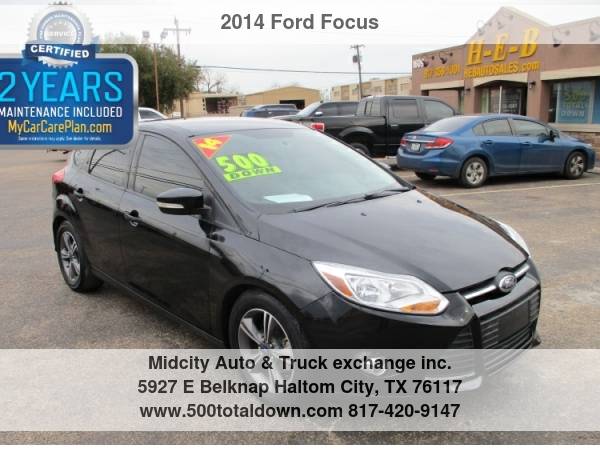 2014 Ford Focus 5dr HB SE *500 TOTAL DOWN* 500totaldown.com .. low... for sale in Haltom City, TX – photo 8
