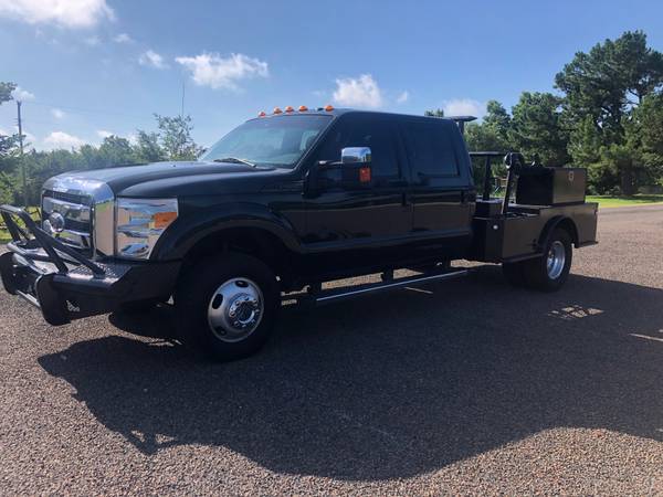 2013 FORD F-350 CREW CAB DIESEL 4WD LARIAT W/WELDING BED *VERY CLEAN* for sale in Stratford, TX
