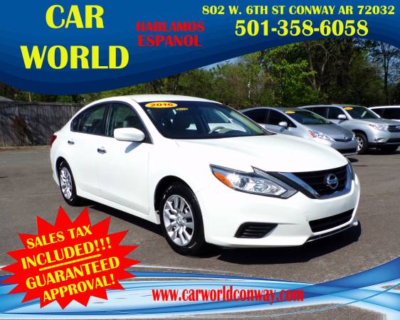 2016 NISSAN ALTIMA SALES TAX INCLUDED - - by dealer for sale in Conway, AR