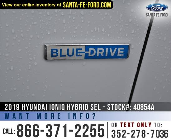 2019 Hyundai Ioniq Hybrid SEL Camera - Cruise - Push To for sale in Alachua, FL – photo 11
