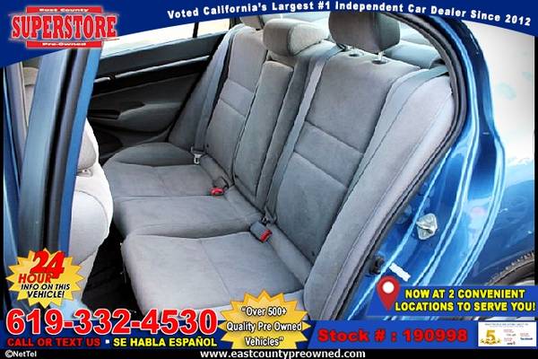 2008 HONDA CIVIC EX sedan-EZ FINANCING-LOW DOWN! for sale in El Cajon, CA – photo 18