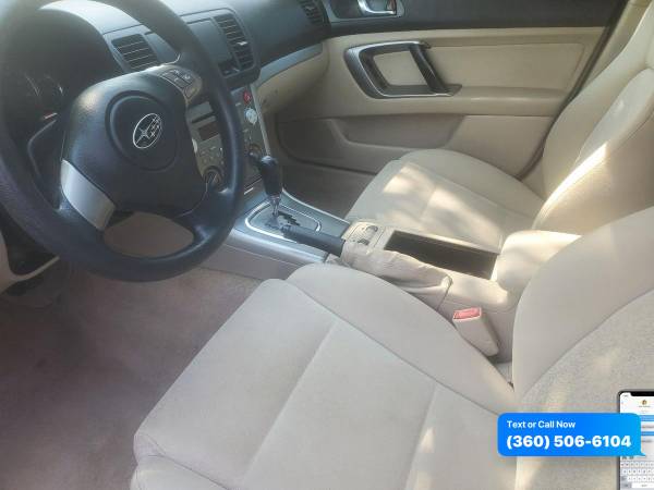2008 Subaru Outback 2 5i AWD 4dr Wagon 4A - - by for sale in Mount Vernon, WA – photo 3