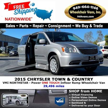 2015 Chrysler Town & Country Touring Wheelchair Van VMI Northstar for sale in Laguna Hills, CA – photo 2