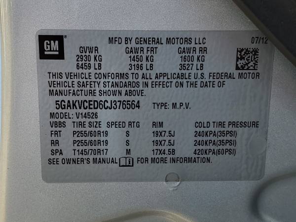 2012*Buick* *Enclave*Leather AWD($1699DOWN-$279Month) - cars &... for sale in Tewksbury, MA – photo 24