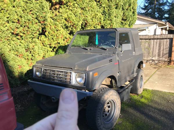 WTT ‘88 Samurai - cars & trucks - by owner - vehicle automotive sale for sale in Vancouver, OR – photo 2