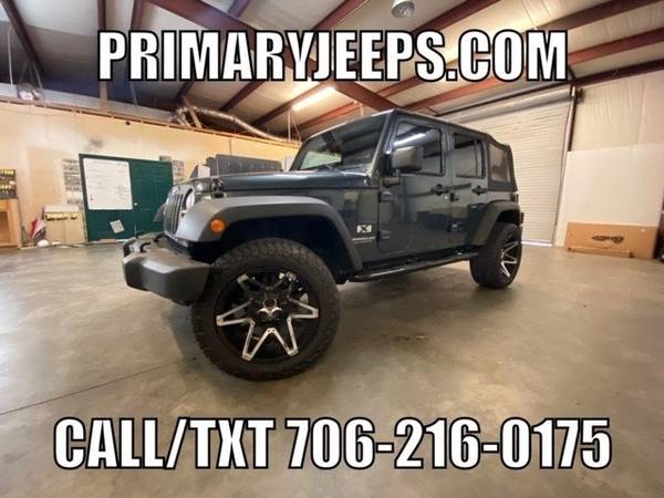 2008 Jeep Wrangler Unlimited IN HOUSE FINANCE - FREE SHIPPING - cars... for sale in DAWSONVILLE, GA – photo 2
