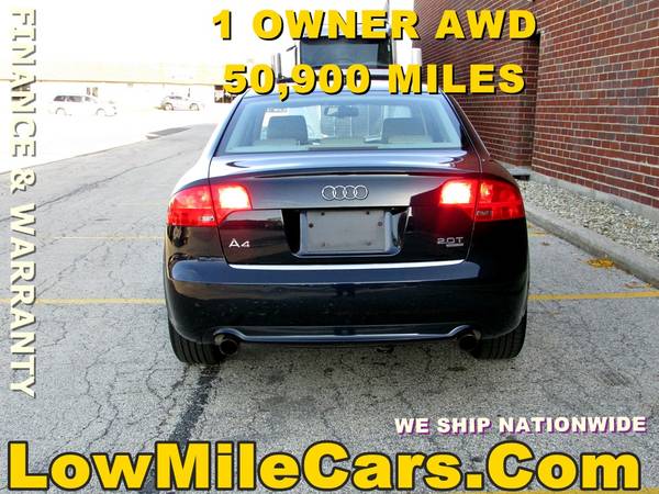 low miles 2008 Audi A4 Quattro sedan 50k - cars & trucks - by dealer... for sale in Willowbrook, IL – photo 6