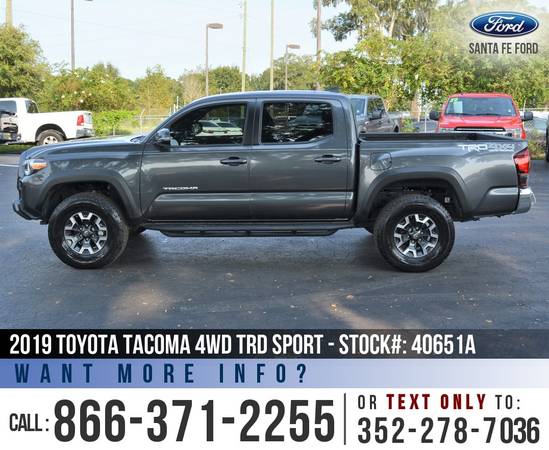 ‘19 Toyota Tacoma 4WD TRD Sport *** Backup Camera, Cruise, 4X4 *** -... for sale in Alachua, FL – photo 4