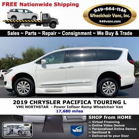 2019 Chrysler Pacifica Touring L Wheelchair Van VMI Northstar - Pow... for sale in LAGUNA HILLS, UT – photo 6