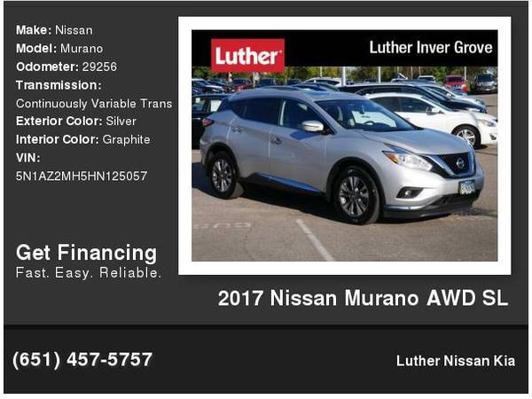 2017 Nissan Murano AWD SL for sale in Inver Grove Heights, MN