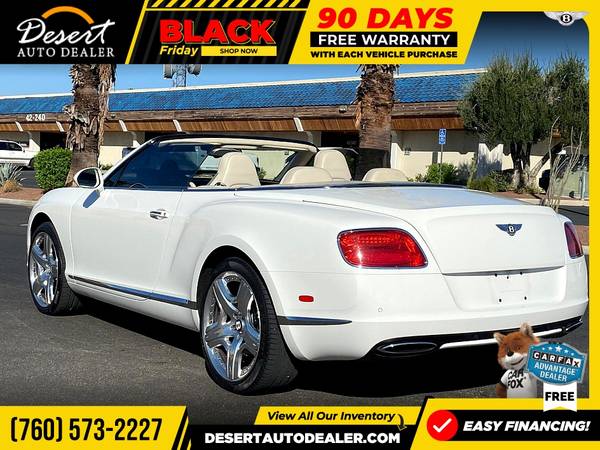 2014 Bentley Continental GT Convertible that's east on the budget -... for sale in Palm Desert , CA – photo 5