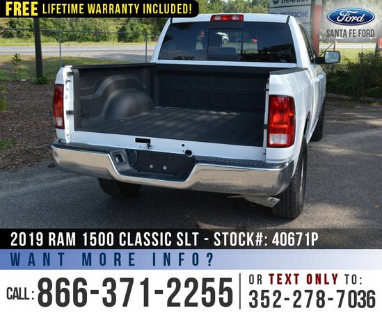 2019 RAM 1500 CLASSIC SLT *** Touchscreen, Homelink, Bluetooth *** -... for sale in Alachua, FL – photo 17
